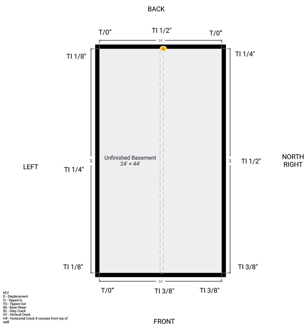 refi inspection basement report pics